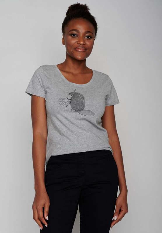 Animal Cheeky Beaver - heather grey